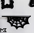 Spider web shelf